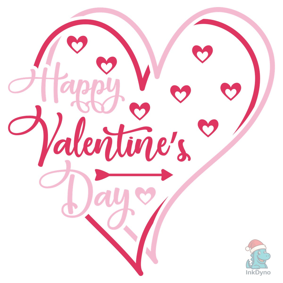 Happy Valentines Day Quote Design