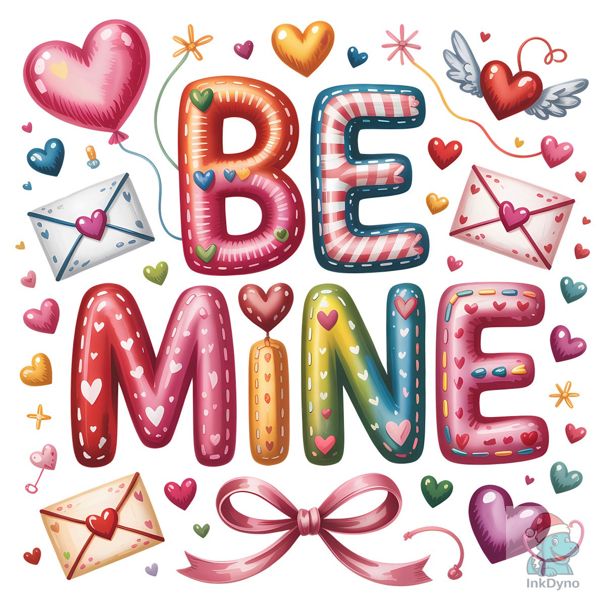 Be Mine Valentine Sublimation Design