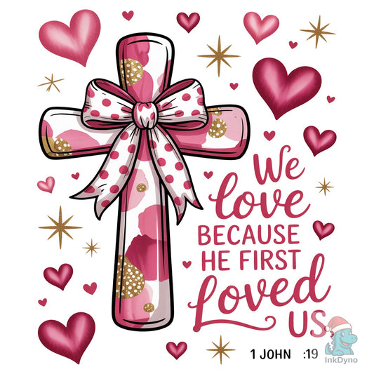 Coquette Jesus Valentine valentines - DTF Transfer