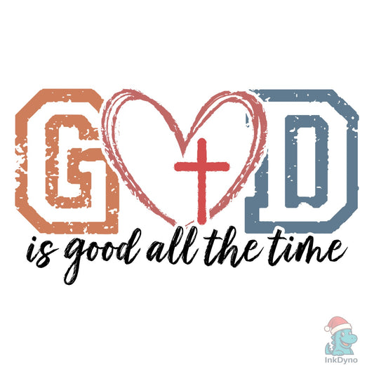 God is Good Boho Christian - DTF Transfer