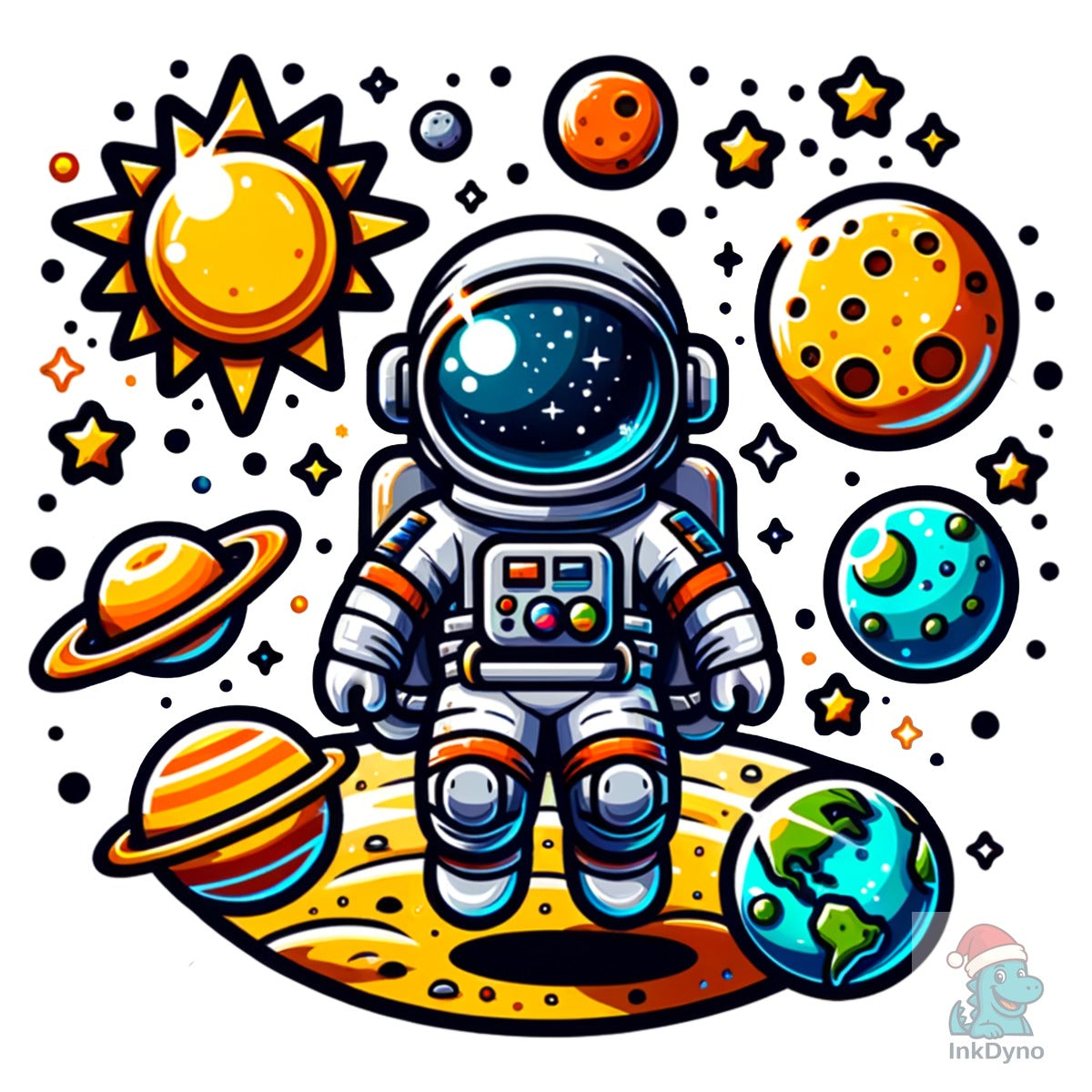 Space Astronaut Planets Kids