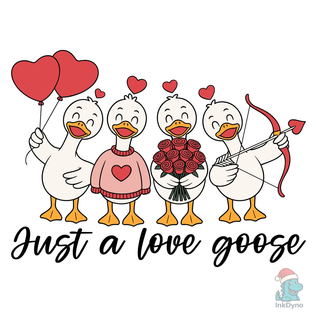 Just a Love Goose Valentine Goose