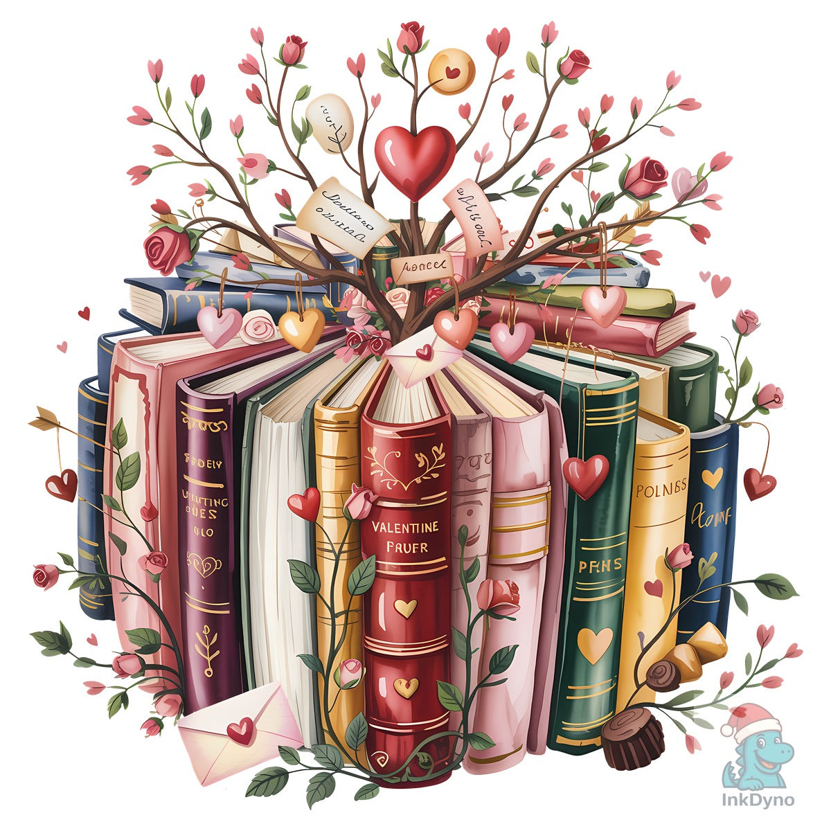 Valentine Books Sublimation