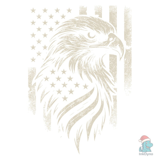 American Eagle Flag - DTF Transfer