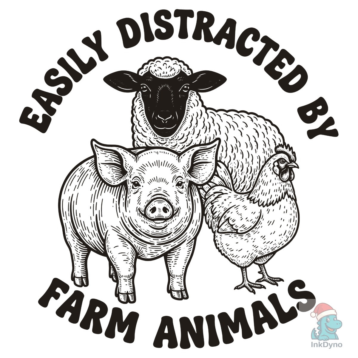 Easily Distracted by Farm Animals