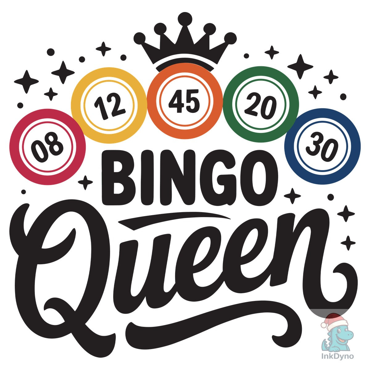 Retro Bingo Queen T-shirt