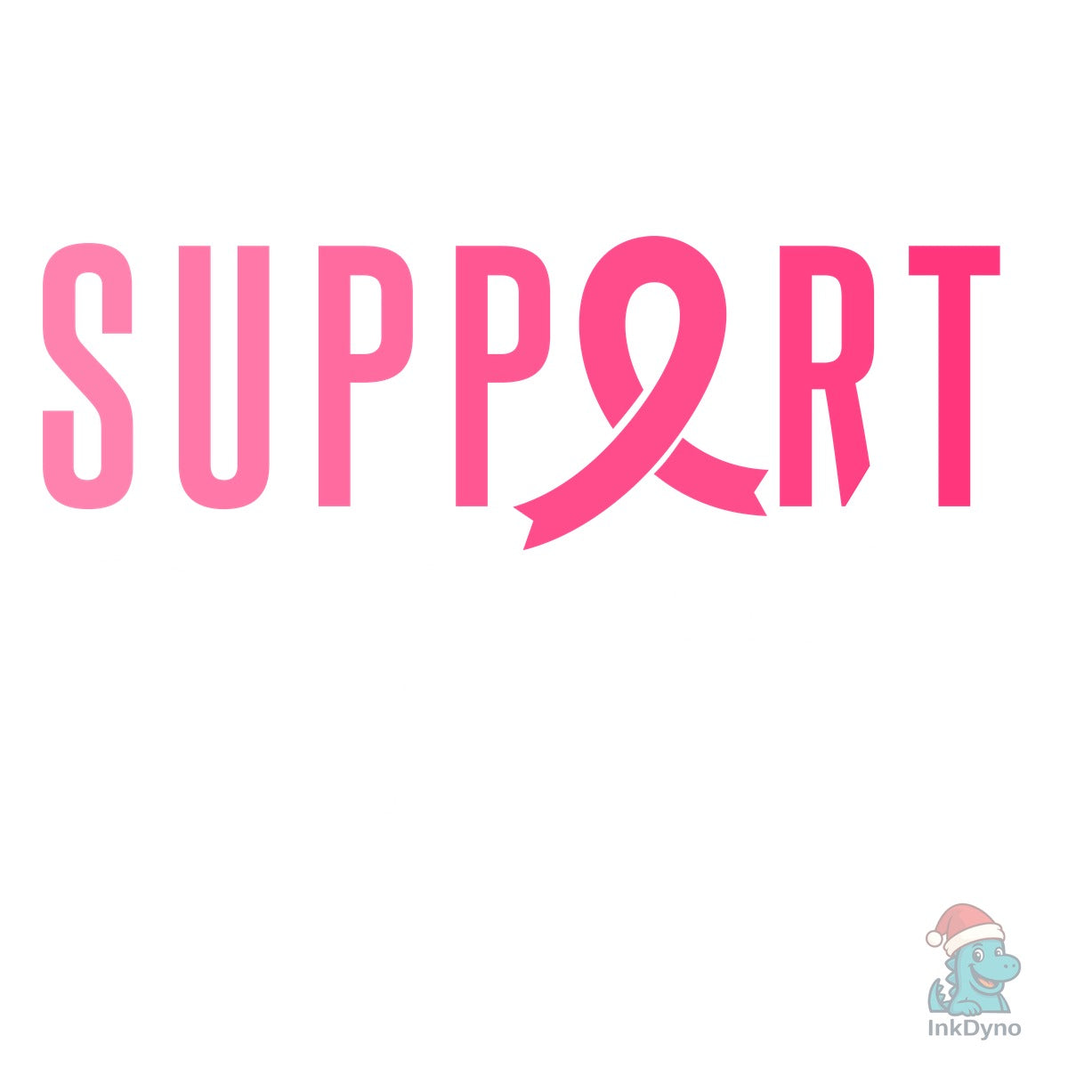 Support Squad Breast Cancer Ribbon