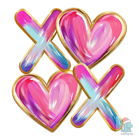 Valentine Abstract Heart - DTF Transfer