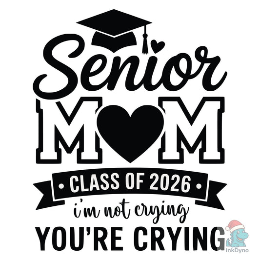 Senior Mom 2026 Graduation Desi - DTF Transfer