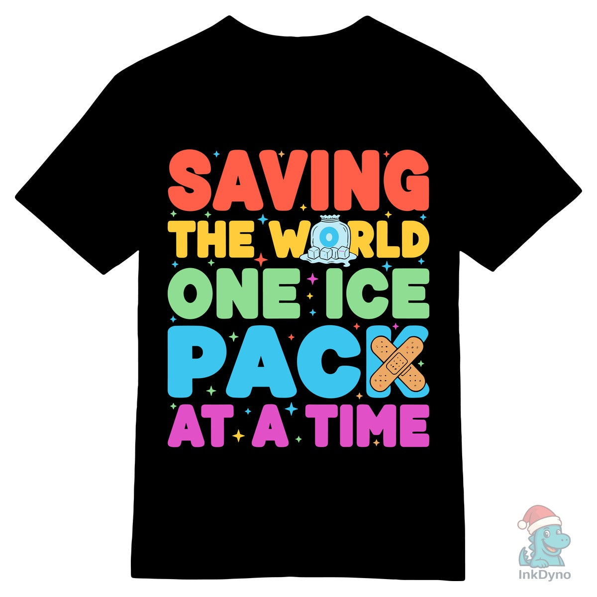 Funny School Nurse Ice Pack T-Shirt