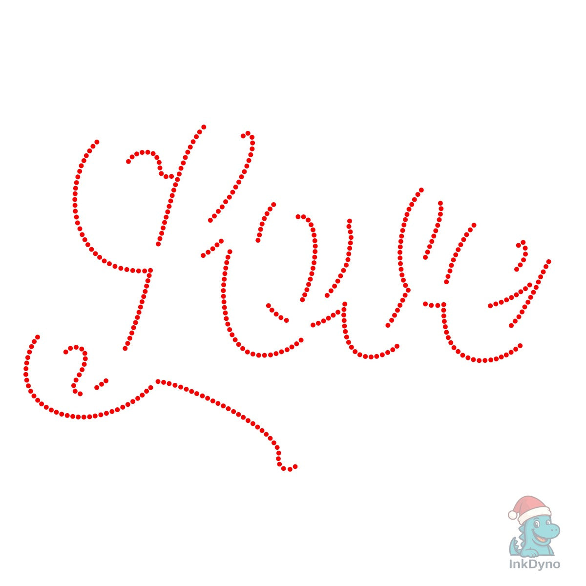 Love Rhinestones Template