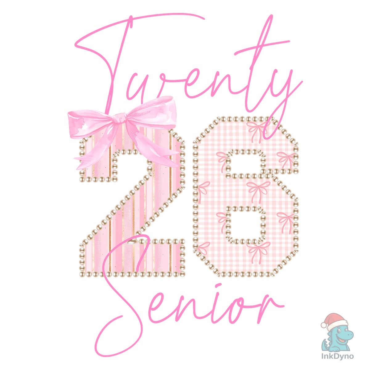 Pearls Girly Class of 2026 Senior