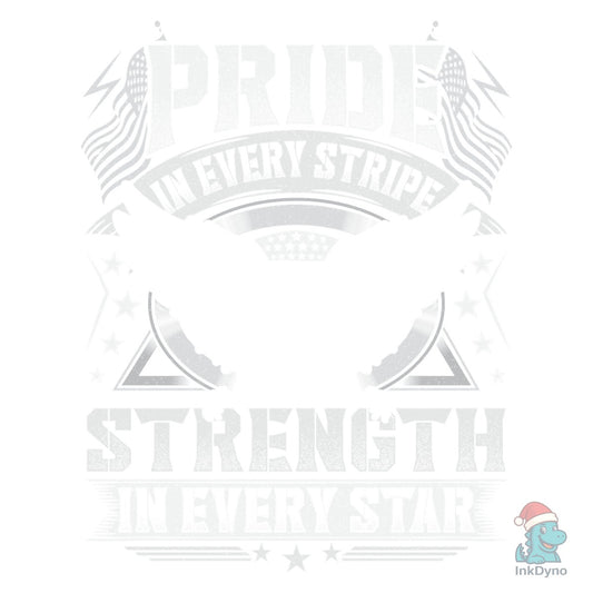 Patriotic Veteran T-Shirt Graphic Design - DTF Transfer