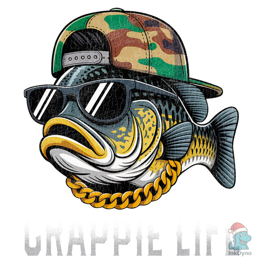 Retro Fishing Tshirt Design - DTF Transfer