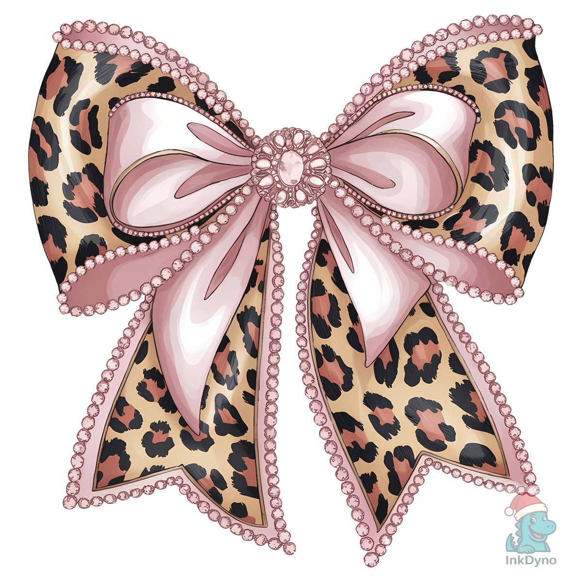Leopard Print Coquette Bow Shirt