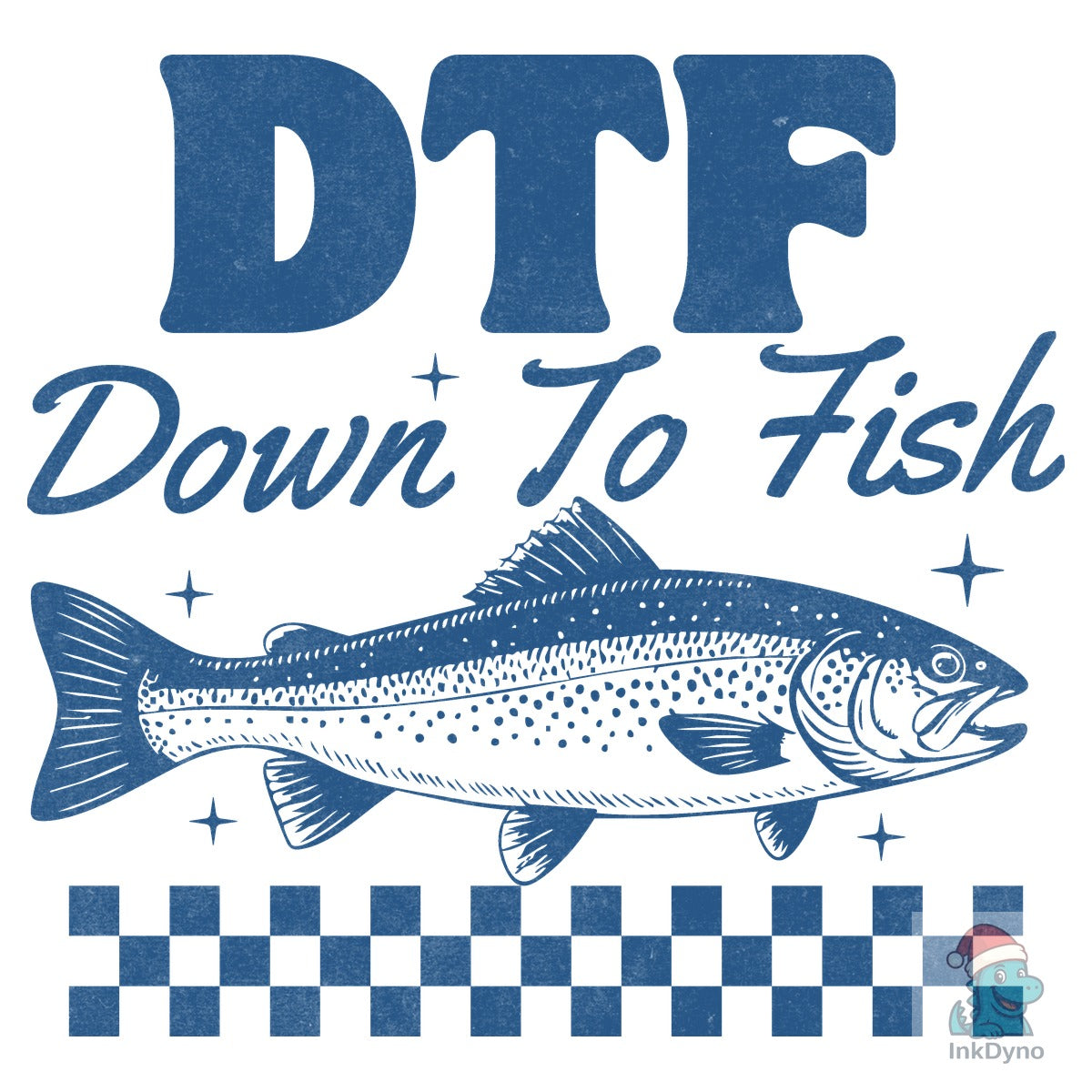 Trendy Summer DTF Funny Fishing
