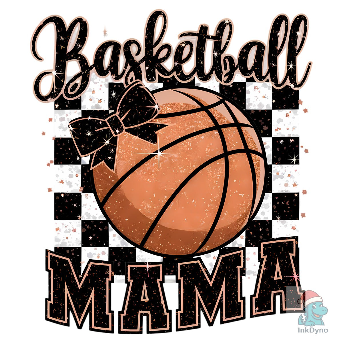 Basketball Mama Glitter Design