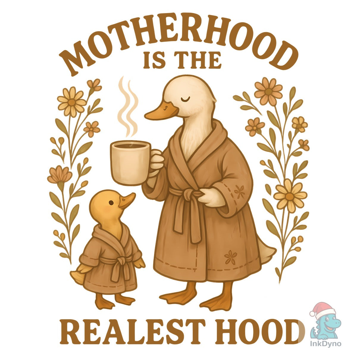 Funny Retro Mom Silly Goose Motherhood