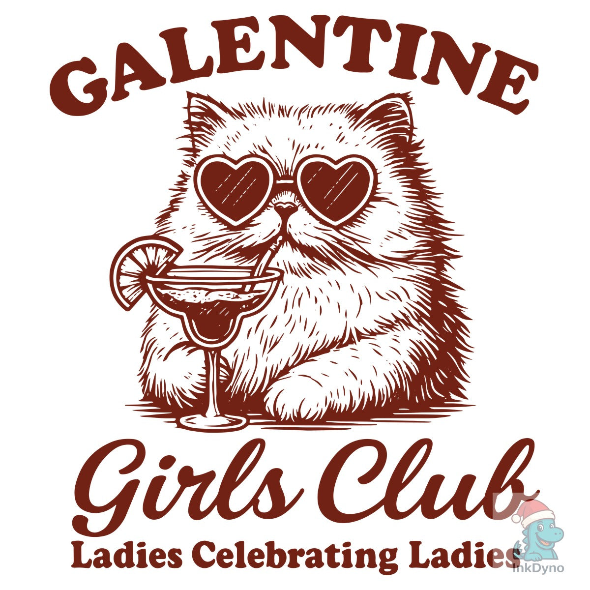 Galentine Girls Club Ladies Celebrating