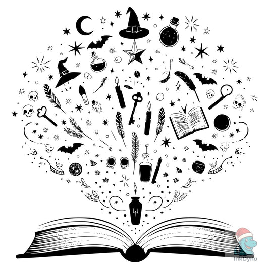 Book T-Shirt Design Book Books - DTF Transfer
