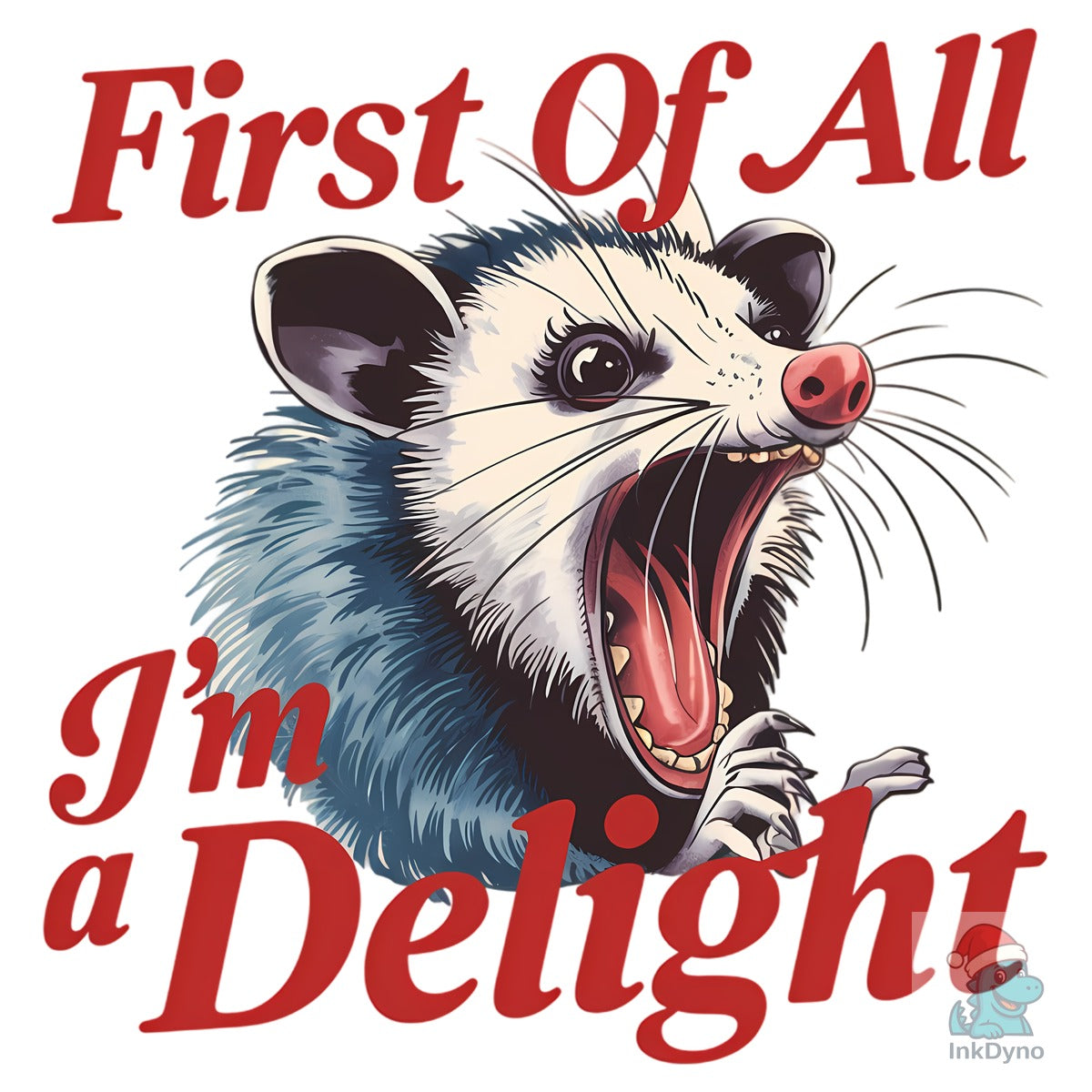 I'm a Delight Opossum Graphic
