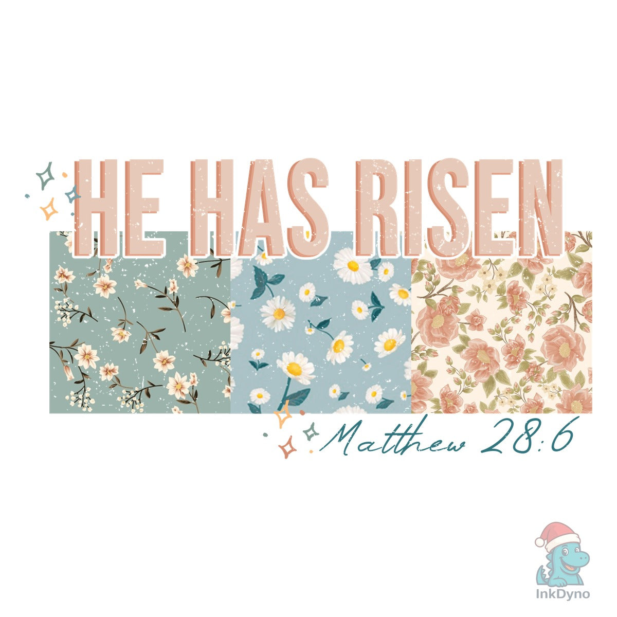 Floral Christian Easter Patchwork