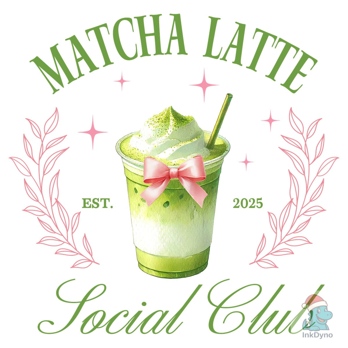 Coquette Bow Matcha Latte Social Club