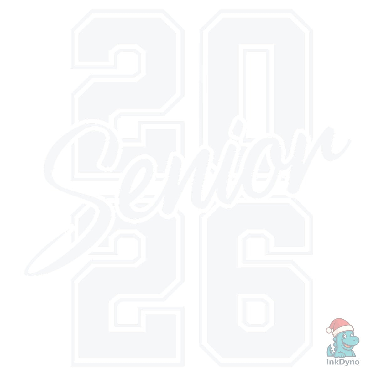 Senior 2026 Varsity Script Design