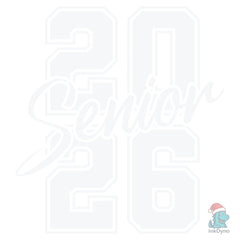 Senior 2026 Varsity Script Design - DTF Transfer