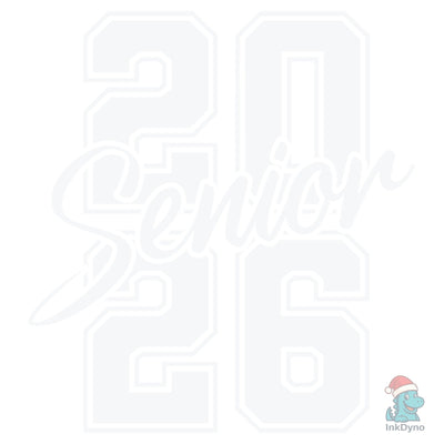 Senior 2026 Varsity Script Design