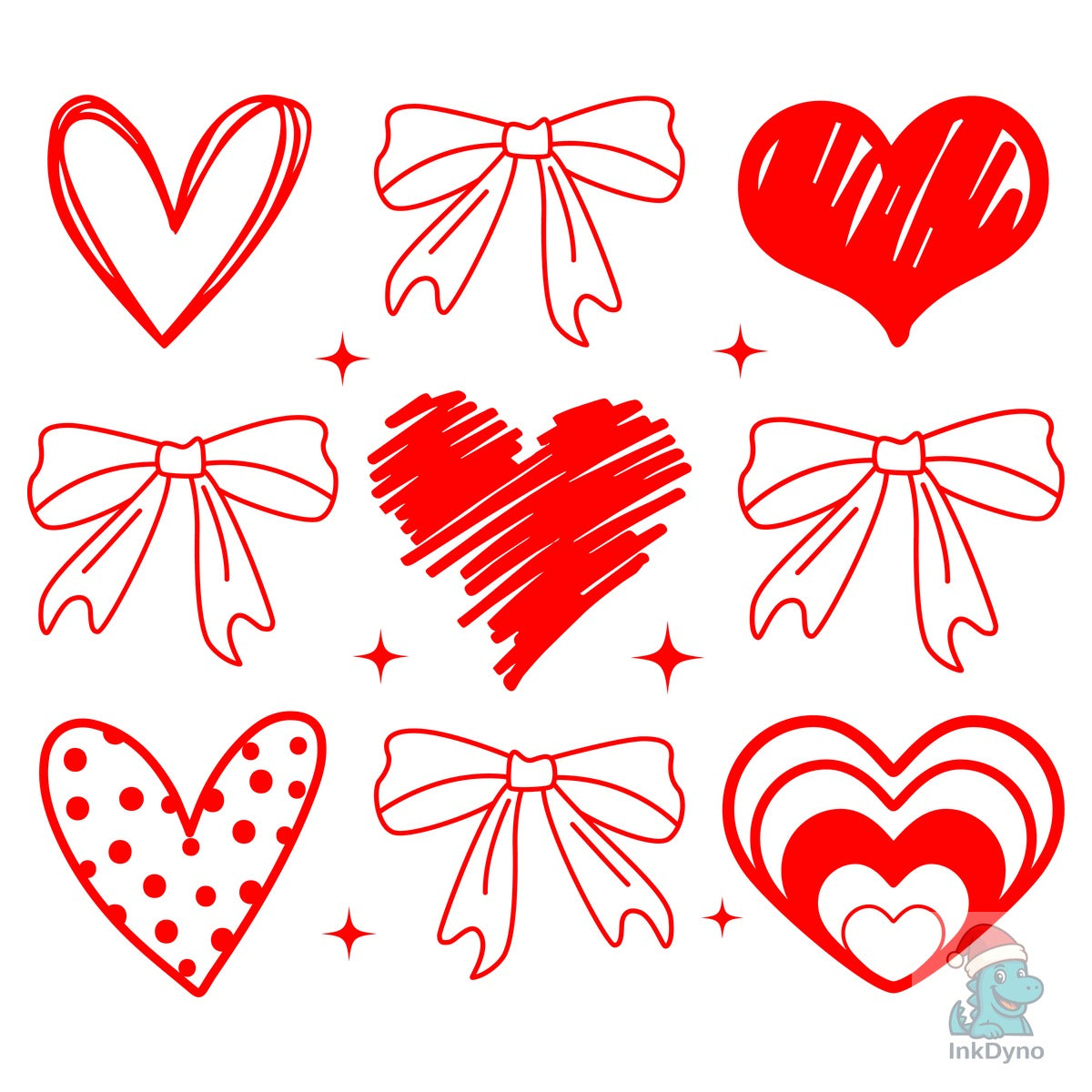 Valentine Coquette Heart XOXO