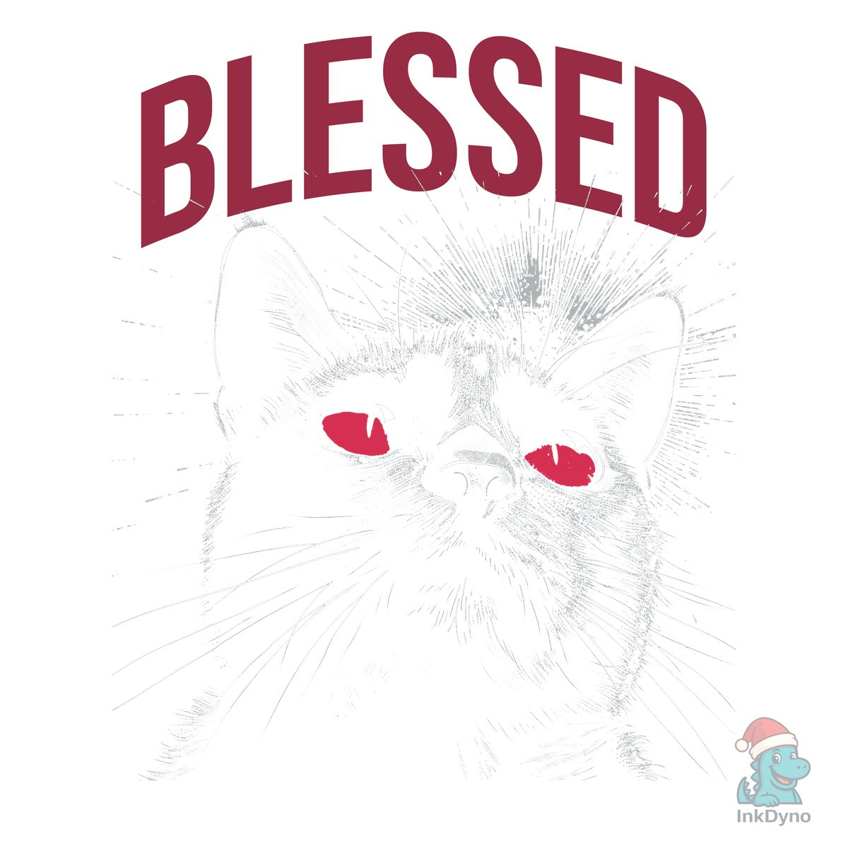 Blessed Cat Retro Streetwear Vintage