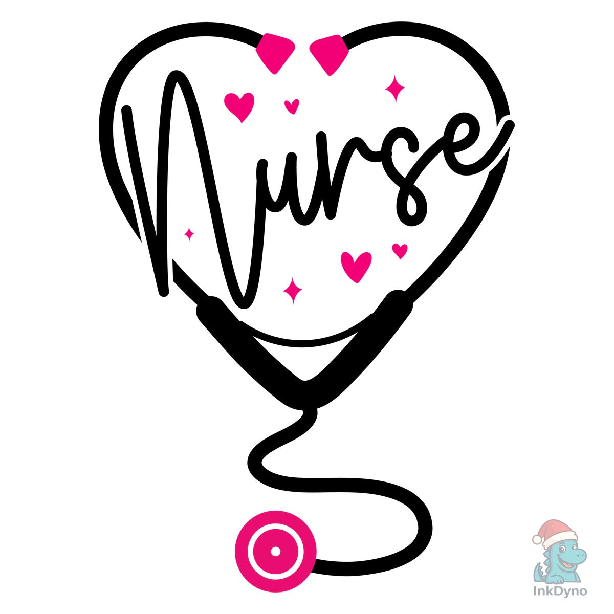 Valentine Nurse Print Heart