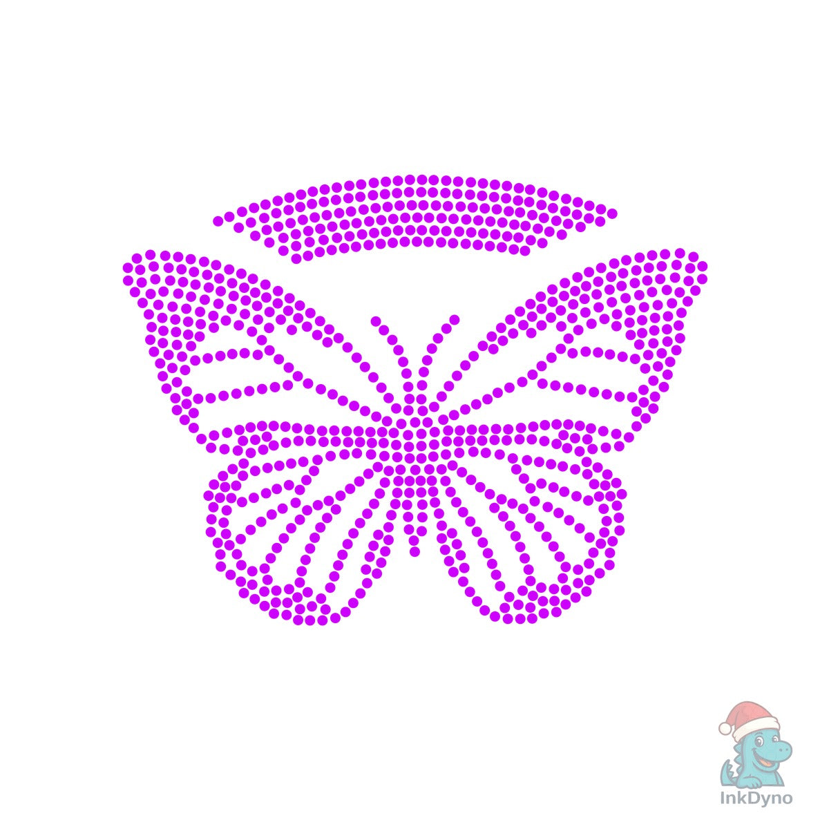 Antisocial Butterfly Rhinestone Design