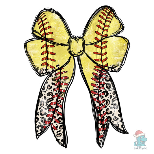 Basketball Mama Leopard Bow - DTF Transfer