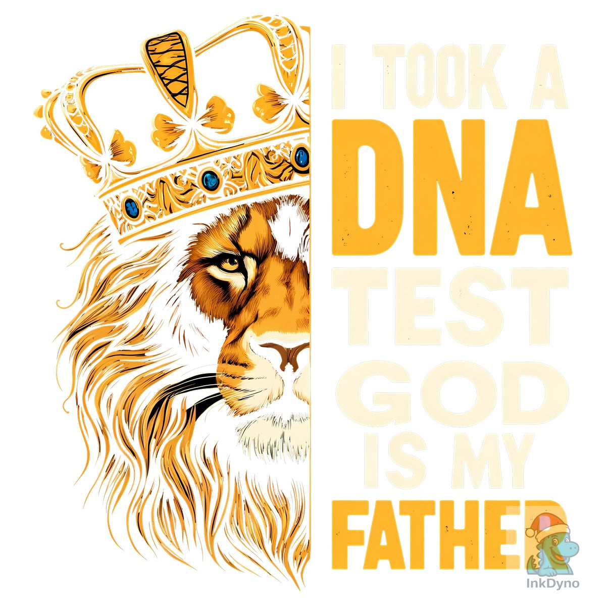 Crowned Lion Faith T-Shirt Design