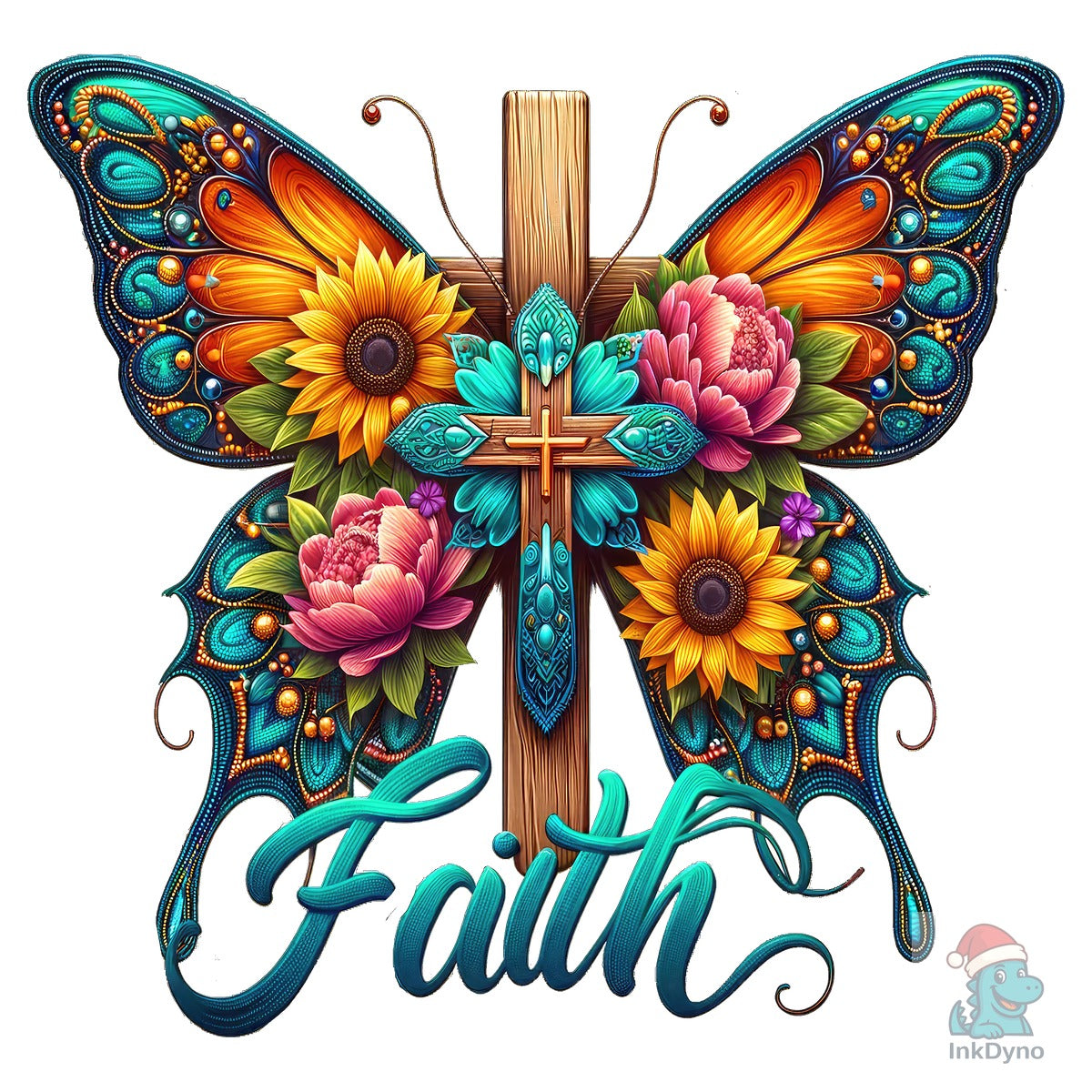 Faith Butterfly Cross