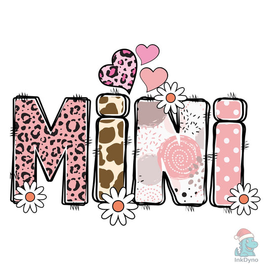 Mama Mini Pink Leopard Heat - DTF Transfer