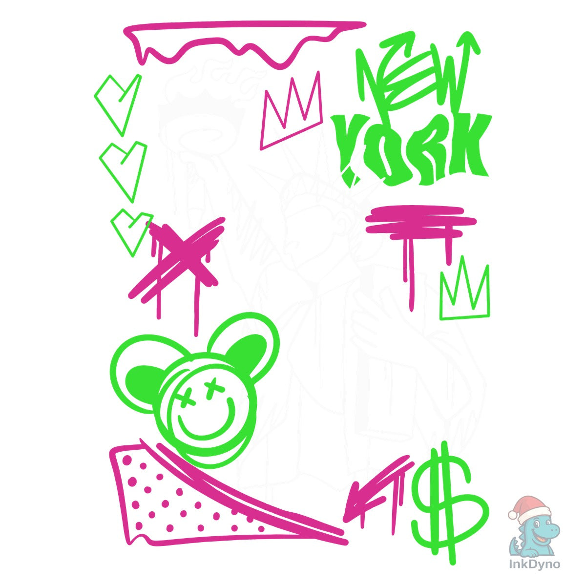 New York Graffiti T-Shirt Art