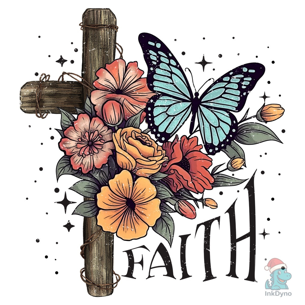 Faith Cross Floral Design