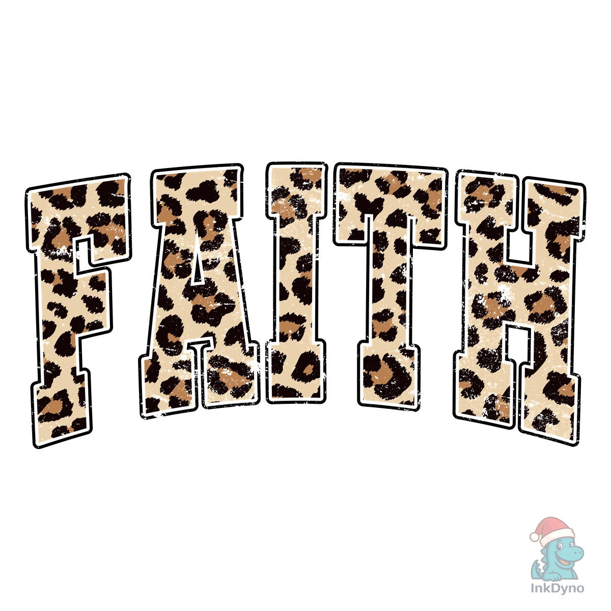 Faith Christian Quote Leopard Jesus
