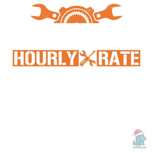 Mechanic Hourly Rete T-Shirt Design - DTF Transfer