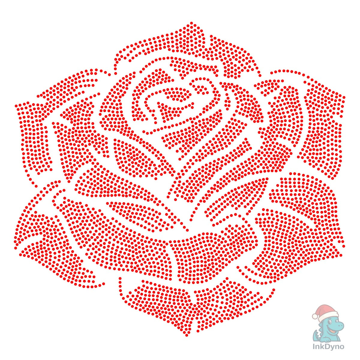 Flower Rhinestone Design