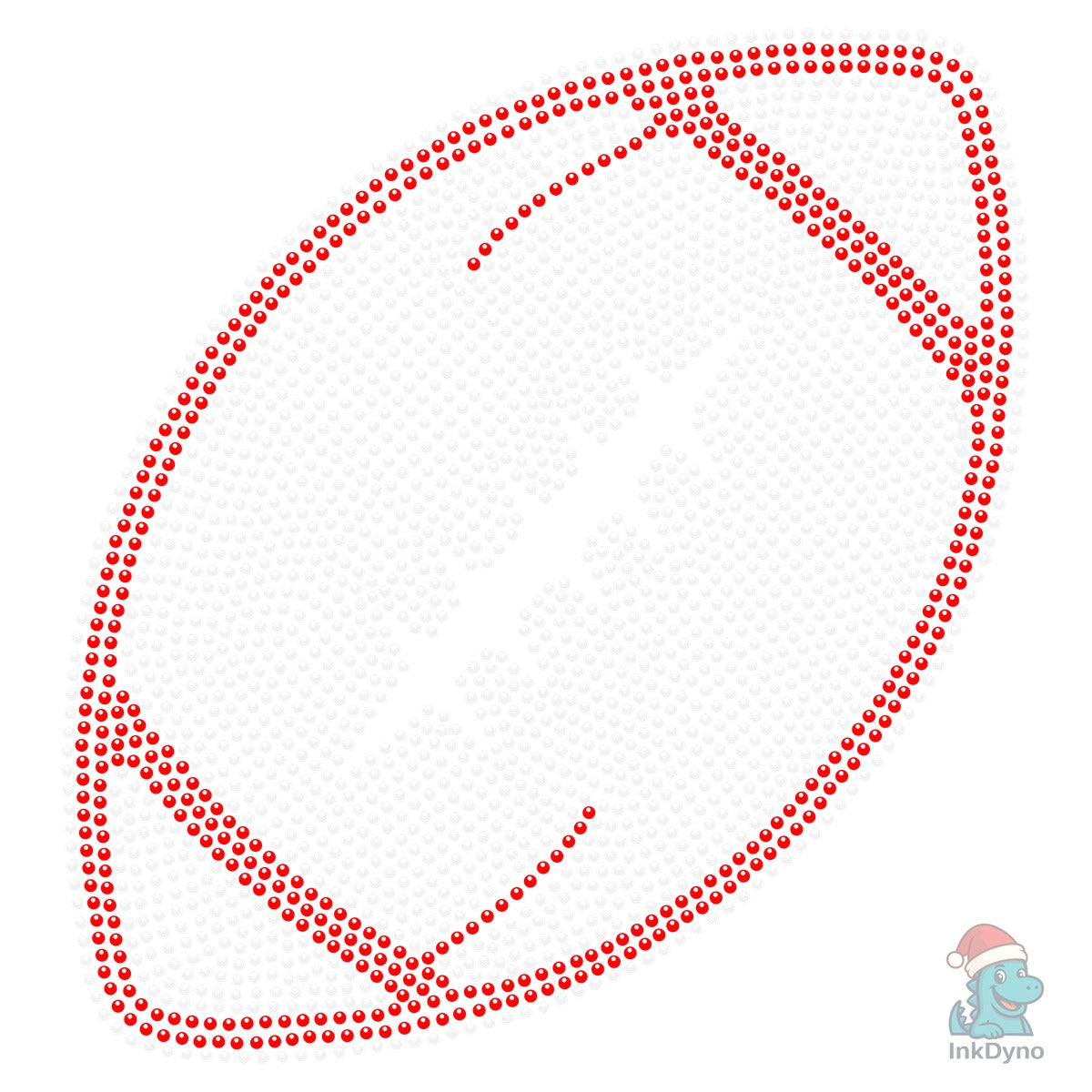 Football Rhinestone Design