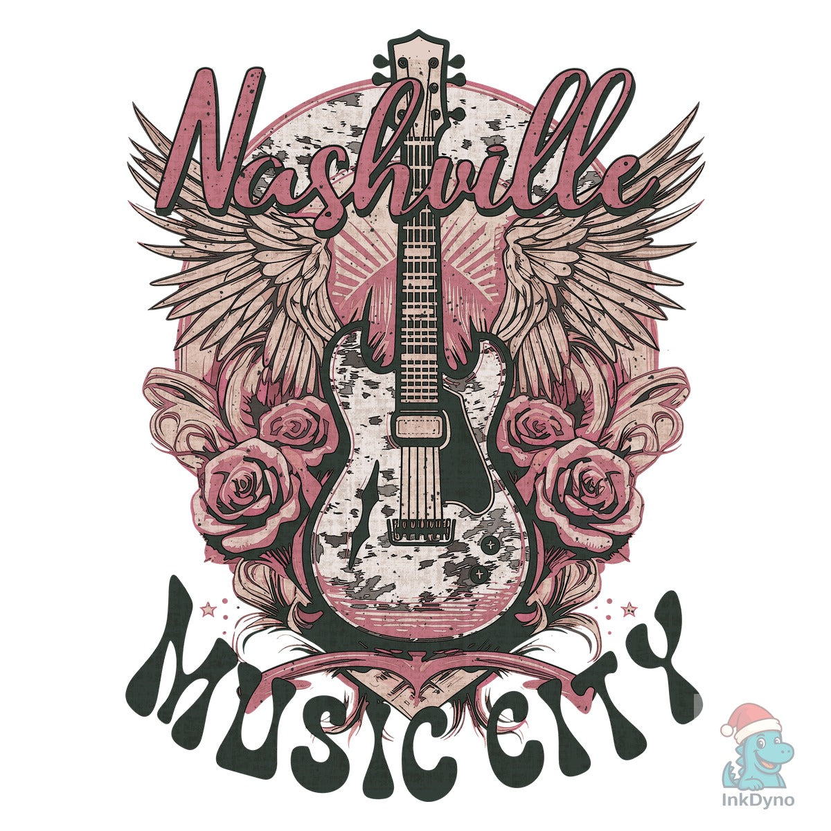Nashville Vintage Guitar Graphic