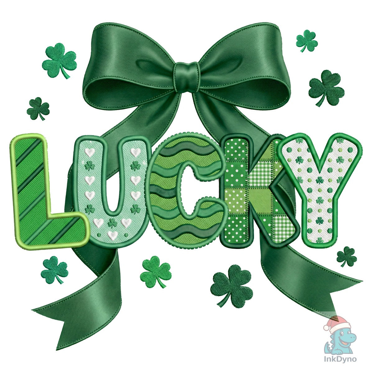 Lucky Shamrock Bow St Patrick's