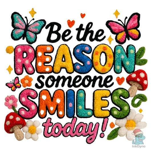 Yarn Mental Health Someone Smiles Today - DTF Transfer