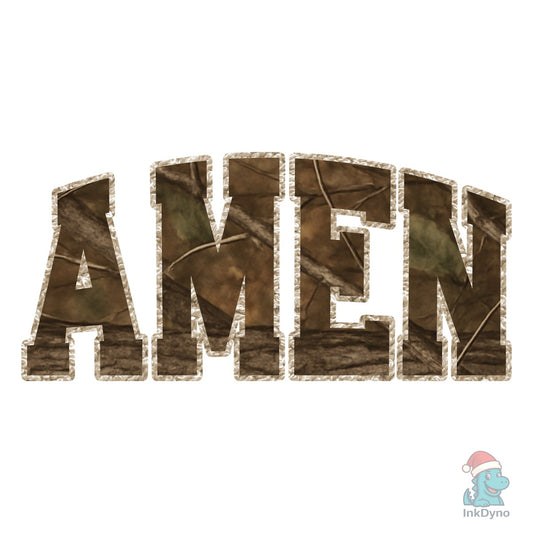 Amen Camo - DTF Transfer