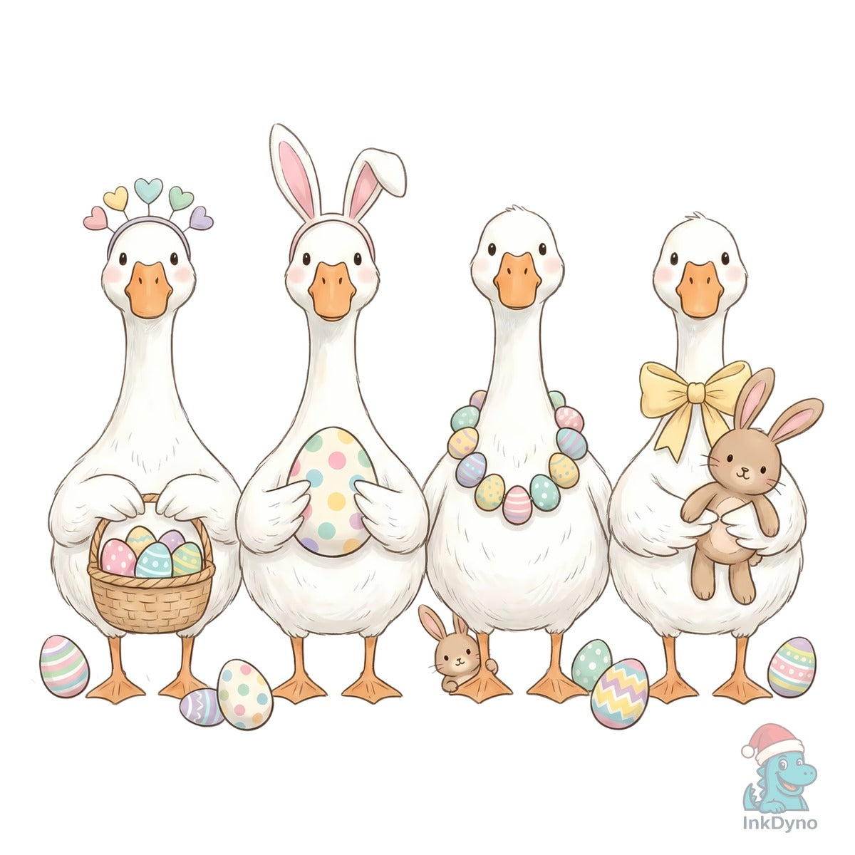 Cute Easter Goose Sublimation