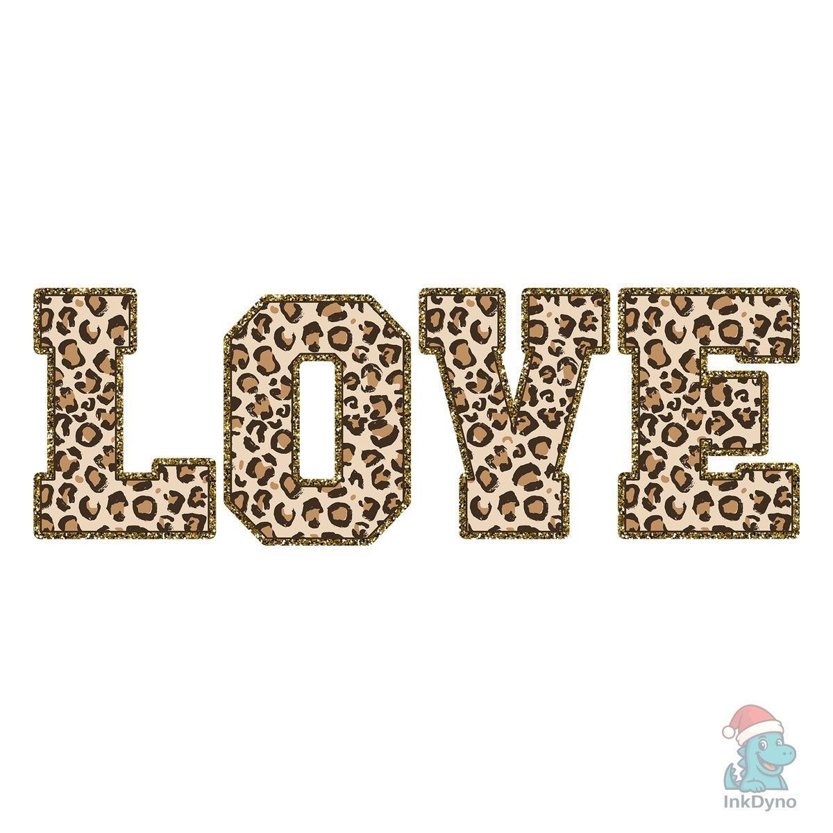 LOVE Leopard Print Designs T-Shirt